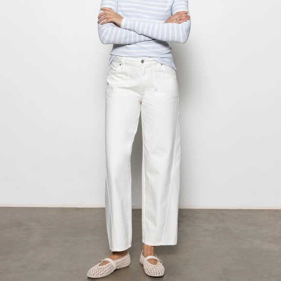 Sanctuary Denim - Sanctuary White Flare Wide Leg Jeans